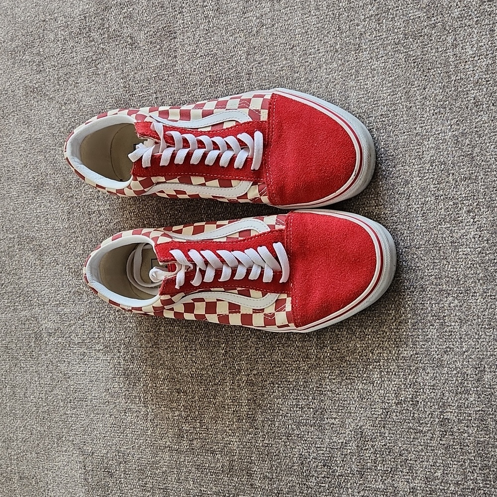 Vans checkered shoes